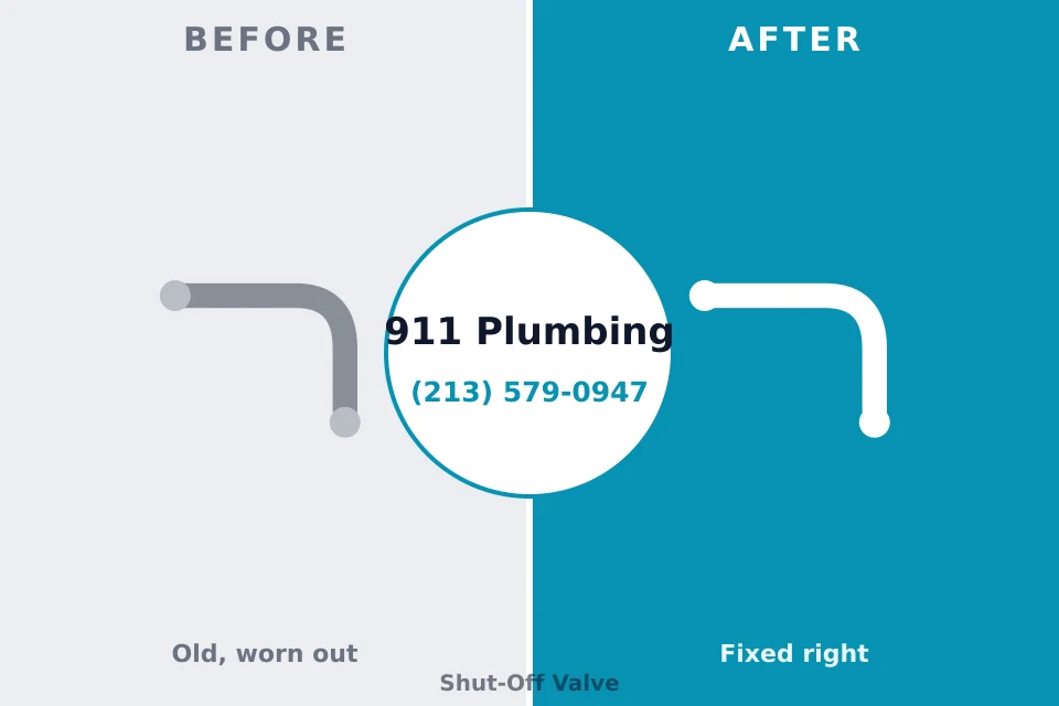 Before and after: plumbing company Bensley, VA